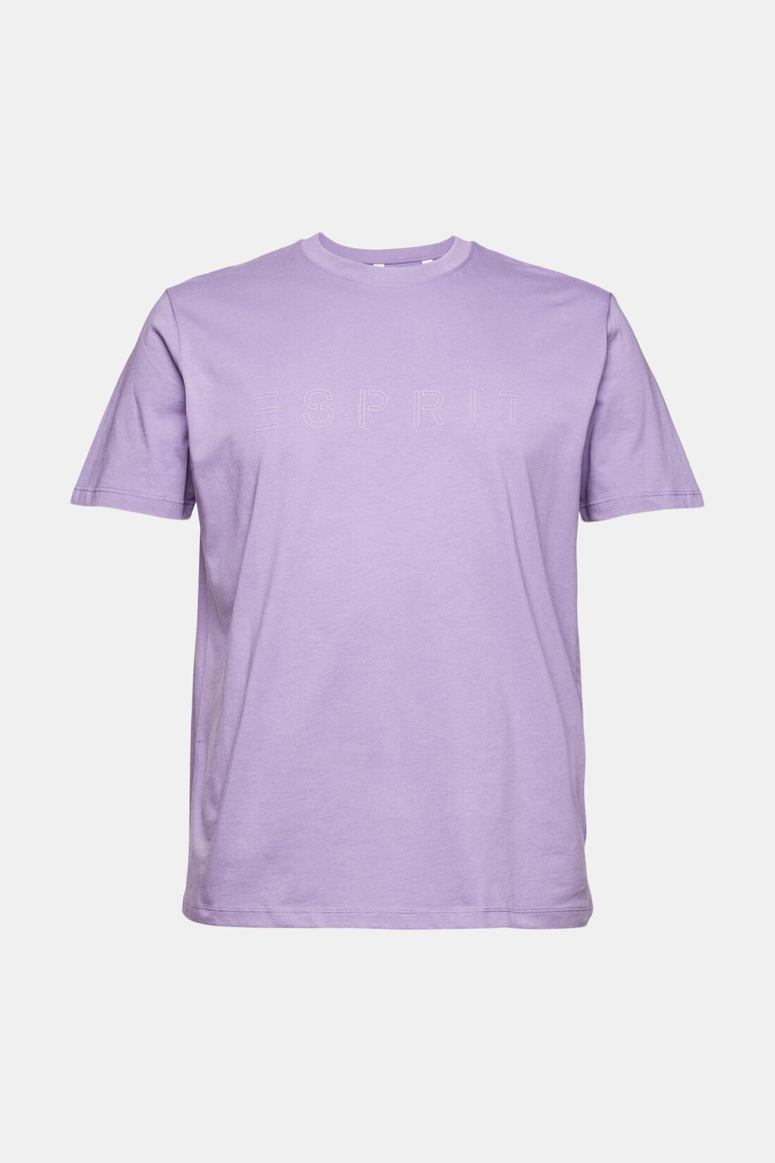 ESPRIT MEN T-SHIRT LOGO PRINT T-SHIRT REGULER | LILAC