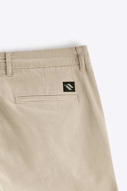 ZARA SKINNY FIT STRETCH MEN'S CHINO | BEIGE