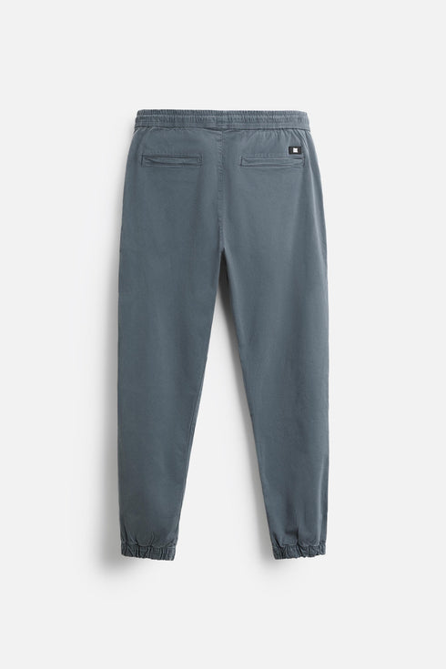 ZARA - ELASTIC WAIST JOGGER TROUSERS | DUCK BLUE