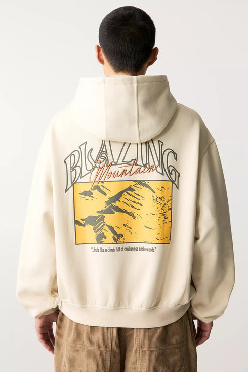 PULL & BEAR HOODIE WITH ZIP | SAND