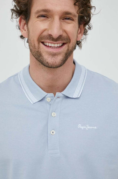 PEPE JEANS JET COTTON POLO | SKY BLUE