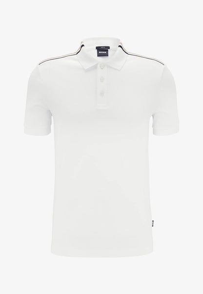 HUGO BOSS PHILLIPSON - POLO SHIRT | WHITE