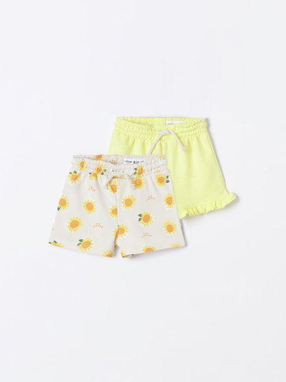 LEFTIES-PLUSH SHORTS WITH RUFFLES | BABY