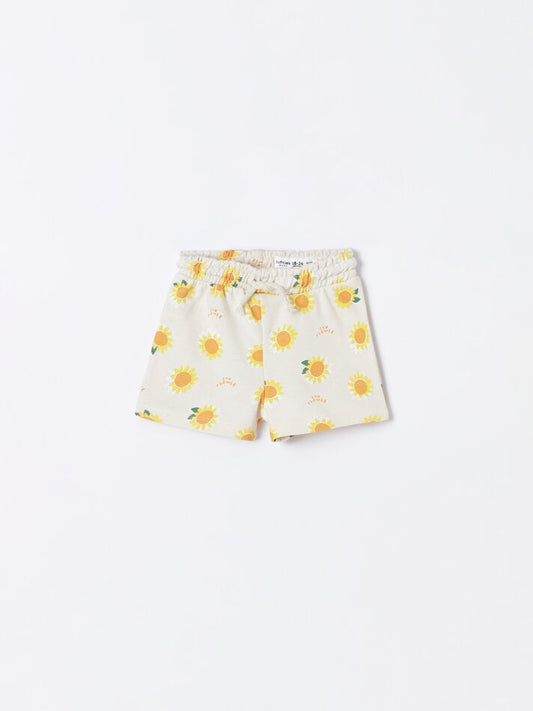 LEFTIES-PLUSH SHORTS WITH RUFFLES | BABY