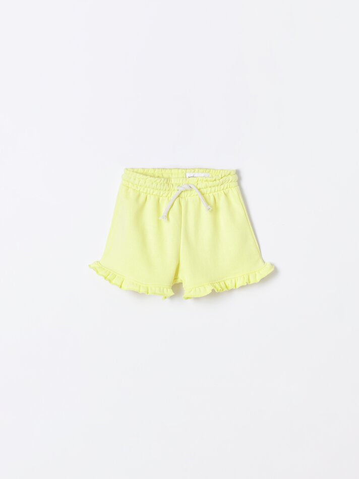 L.E.F.T.I.E.S-PLUSH SHORTS WITH RUFFLES | BABY