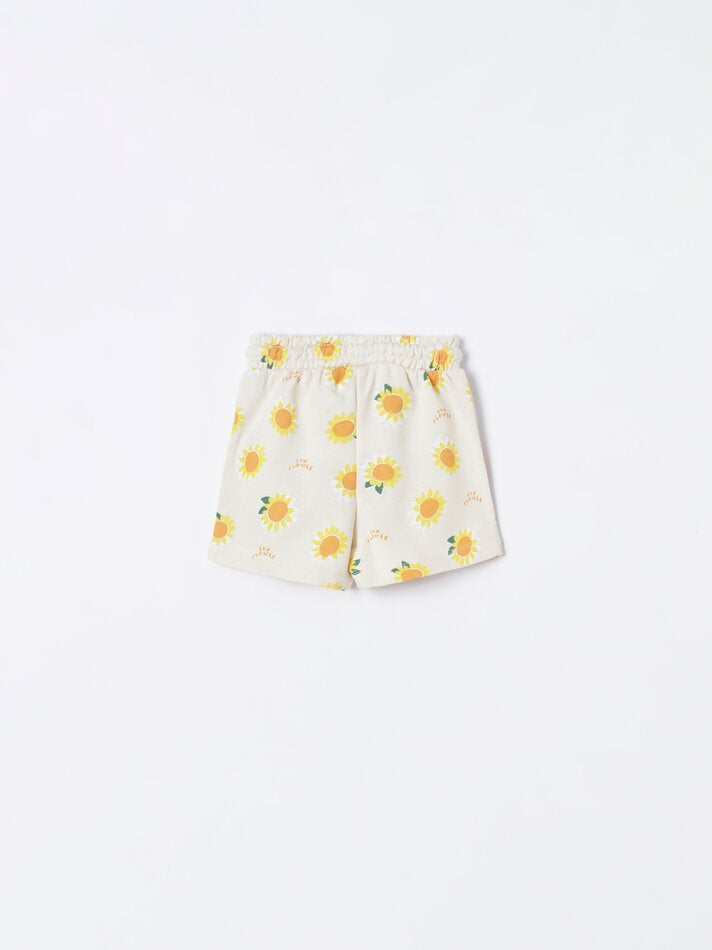 LEFTIES-PLUSH SHORTS WITH RUFFLES | BABY