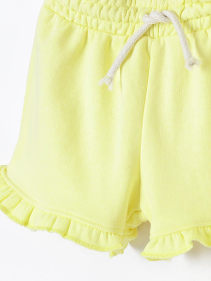 L.E.F.T.I.E.S-PLUSH SHORTS WITH RUFFLES | BABY