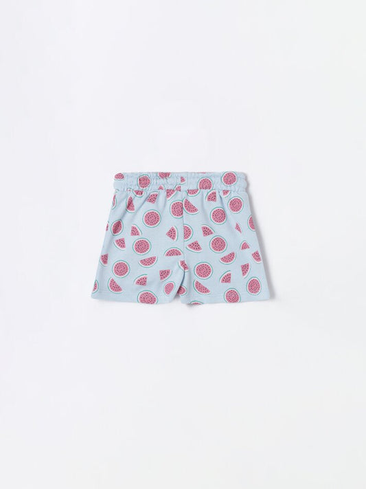 LEFTIES-PLUSH SHORTS WITH RUFFLES | BABY