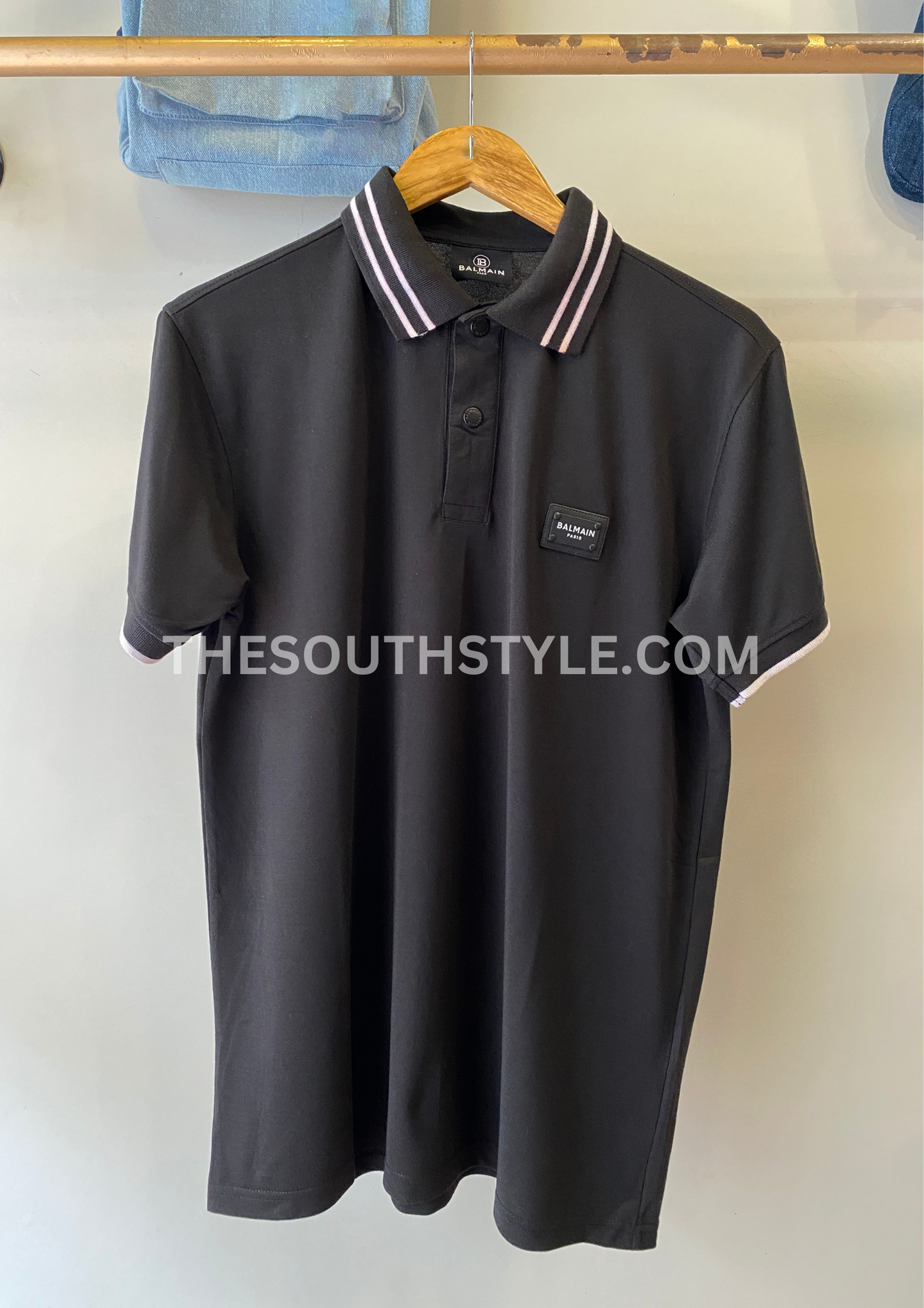 BALMAIN PREMIUM MEN'S POLO | BLACK