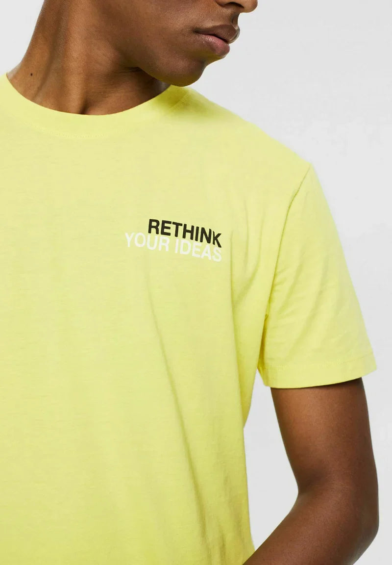 ESPRIT MEN T-SHIRT RELAXED FIT | YELLOW