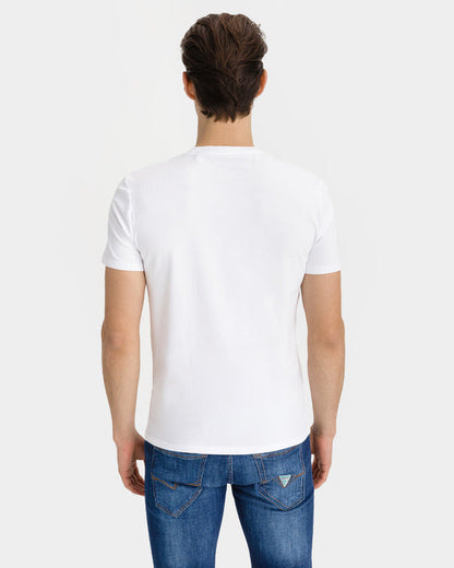 GUESS - SLIM FIT CLASSIC LOGO WHITE T-SHIRT