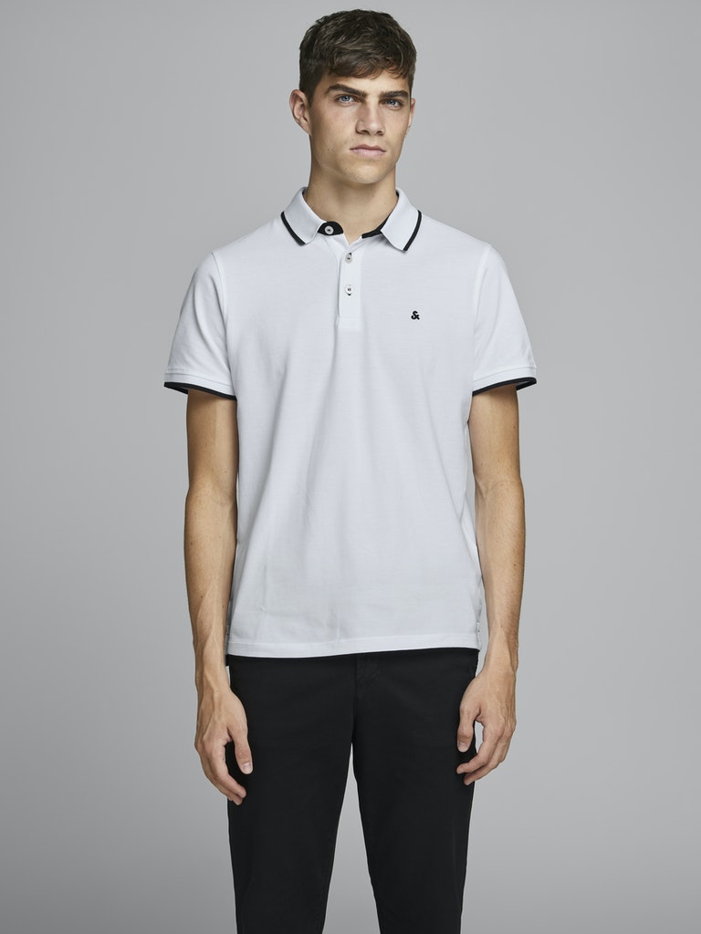 JACK & JONES PAULOS SLIM FIT POLO | WHITE