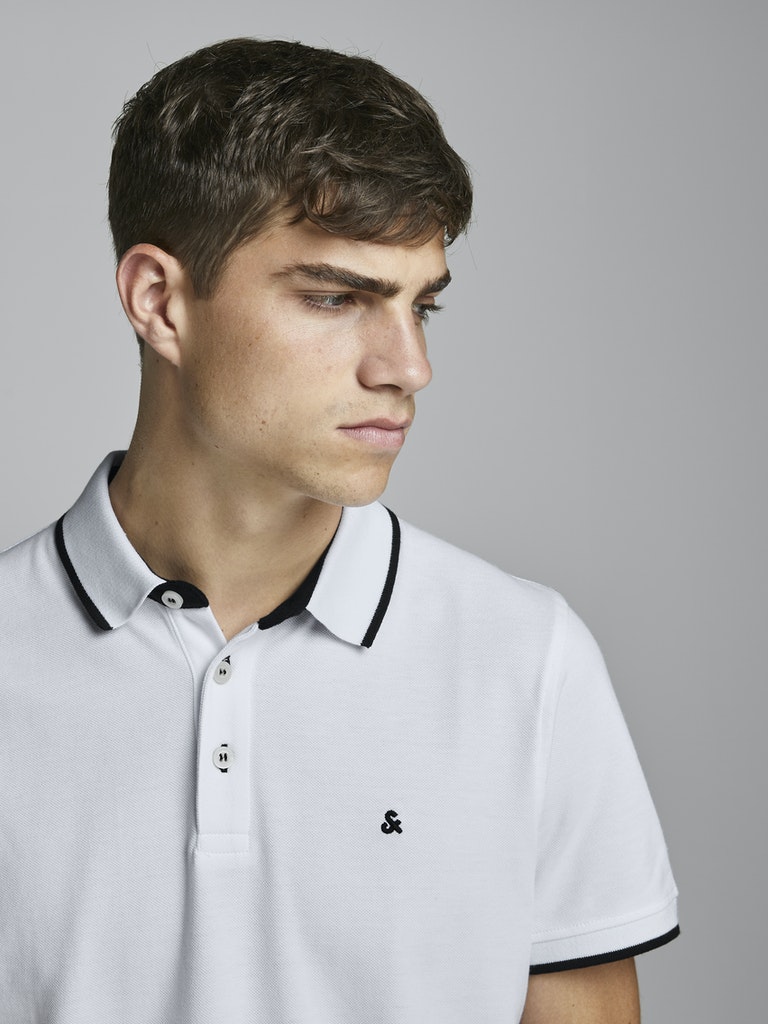 JACK & JONES PAULOS SLIM FIT POLO | WHITE