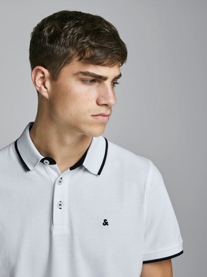 JACK & JONES PAULOS SLIM FIT POLO | WHITE