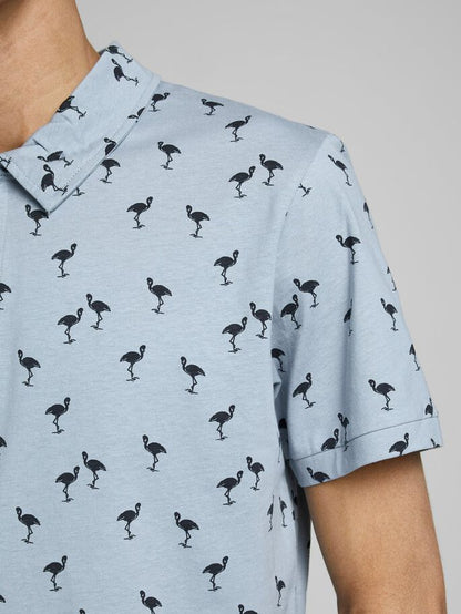 JACK & JONES. HEX POLO SHIRT MEN | SKY BLUE