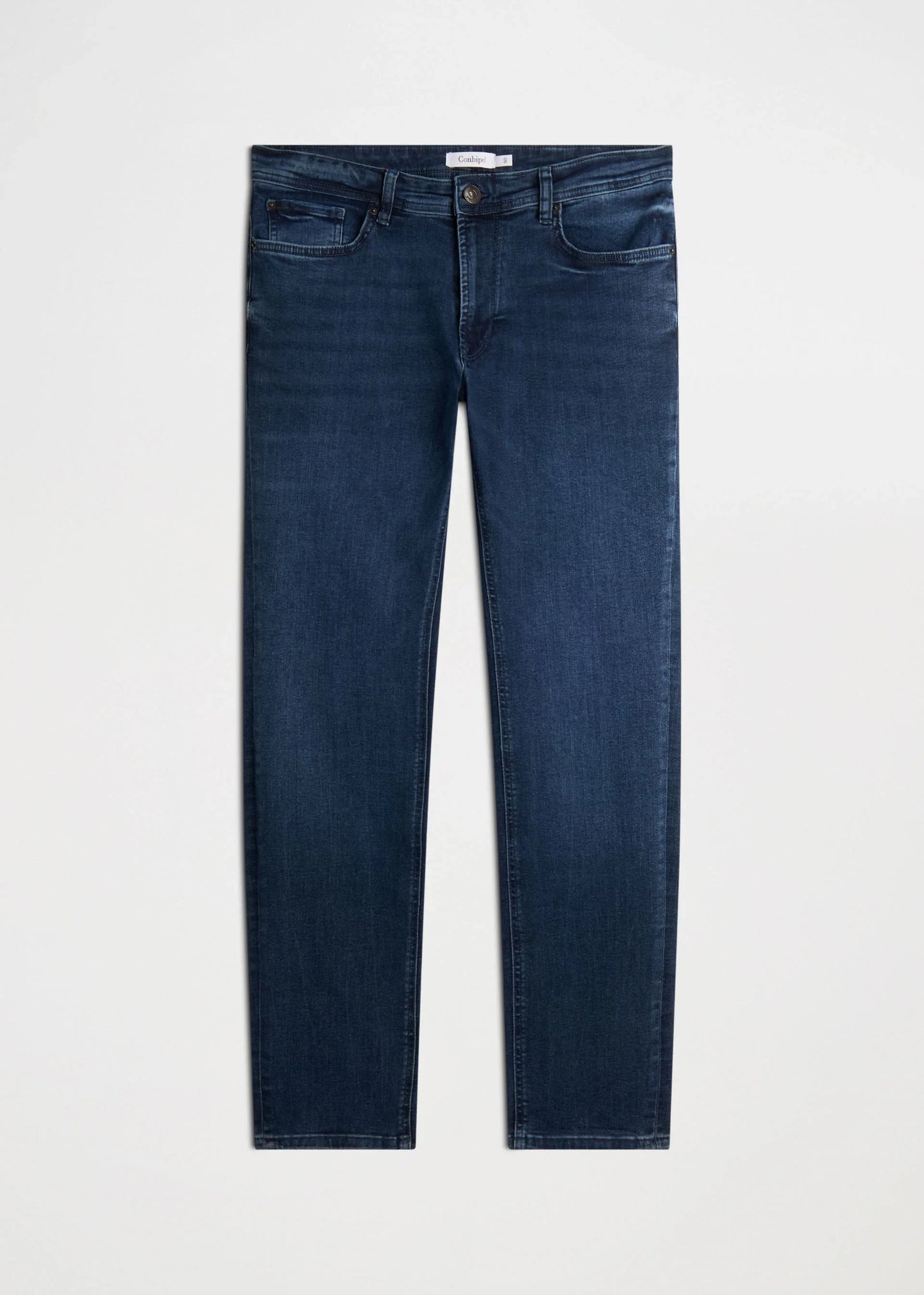 CONBIPEL. MENS STRAIGHT FIT JEANS | DENIM DARK BLUE