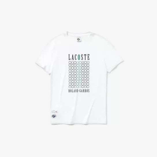 LACOSTE-ORI-RARE-ROLAND-GARROS-T-SHIRT | WHITE