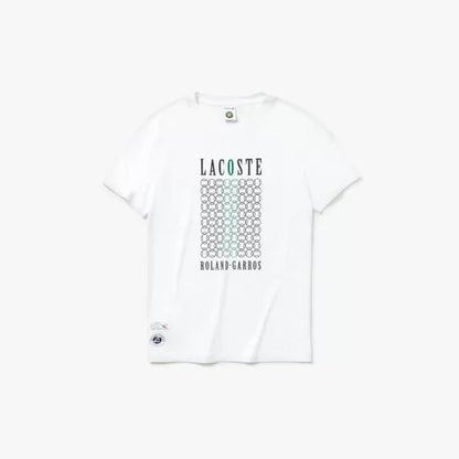 LACOSTE-ORI-RARE-ROLAND-GARROS-T-SHIRT | WHITE