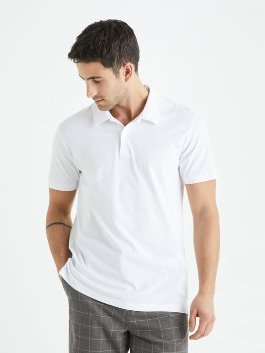 CELIO MENS PERIMUM POLO SHIRT | WHITE