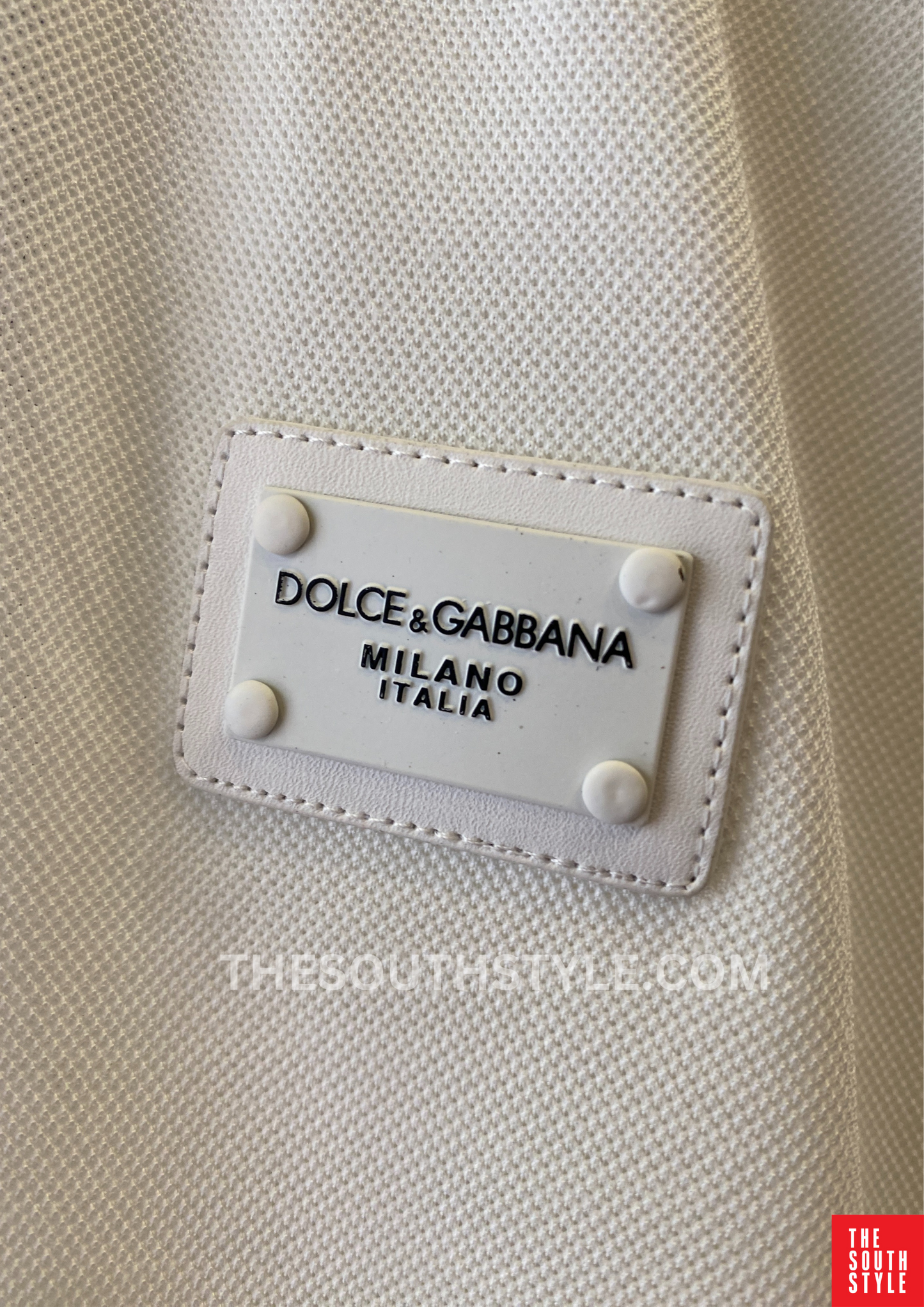 DOLCE & GABBANA MEN SLIM FIT CLASSIC POLO SHIRT | WHITE