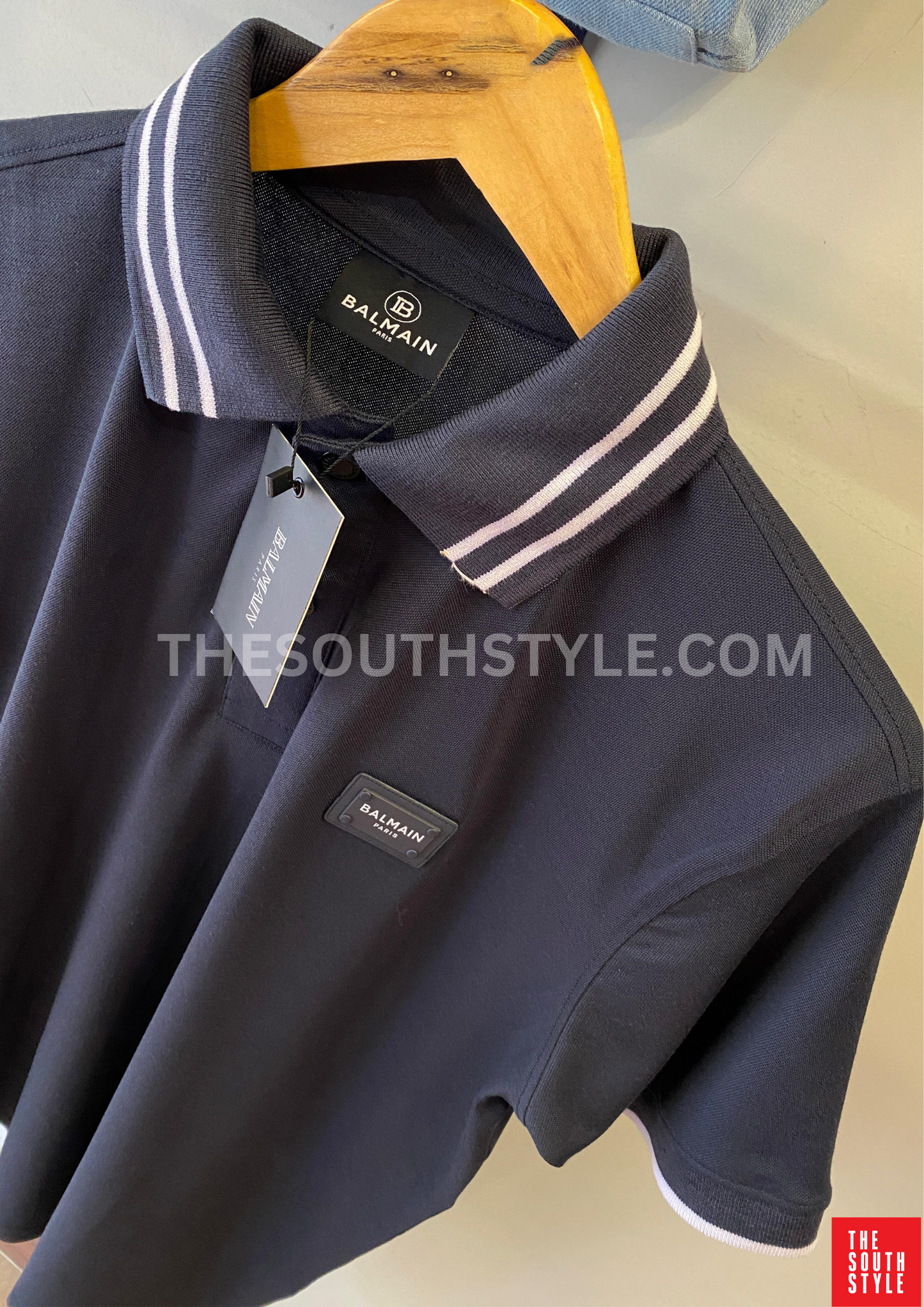 BALMAIN PREMIUM MEN'S POLO | DARK BLUE