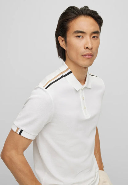 HUGO BOSS PHILLIPSON - POLO SHIRT | WHITE