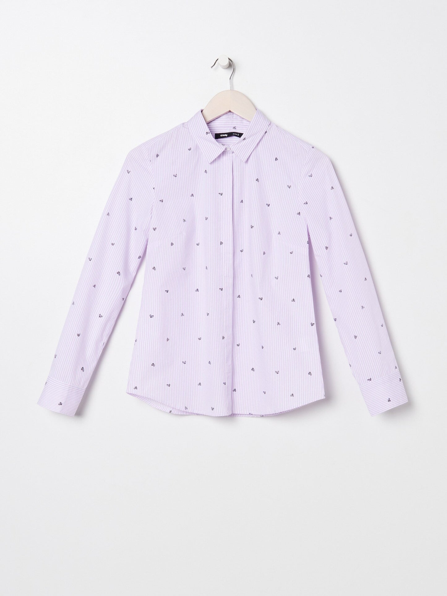 SINSAY-CLASSIC SHIRT-WOMEN | WHITE