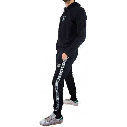 CERRUTI 1881-LOGO HOODIE MEN | BLACK