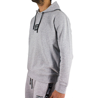 CERRUTI 1881-LOGO HOODIE MEN | GREY