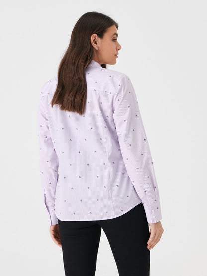 SINSAY-CLASSIC SHIRT-WOMEN | WHITE