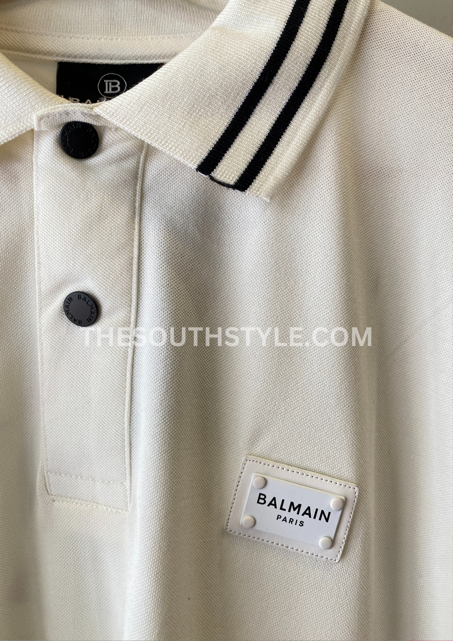 BALMAIN PREMIUM MEN'S POLO | WHITE