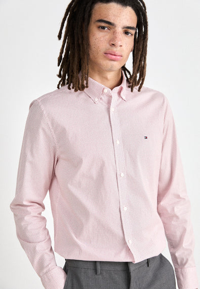 TOMMY HILFIGER - FLEX MICRO - SHIRT | OPTIC WHITE