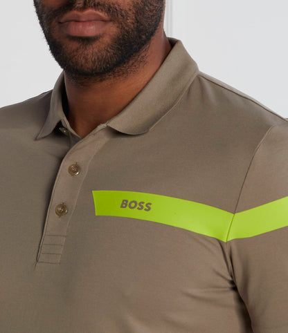 HUGO BOSS PAULE SLIM FIT POLO | LIGHT GREEN