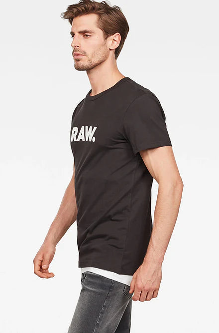 G-STAR RAW T-SHIRT SLIM FIT CREW NECK-D GREY