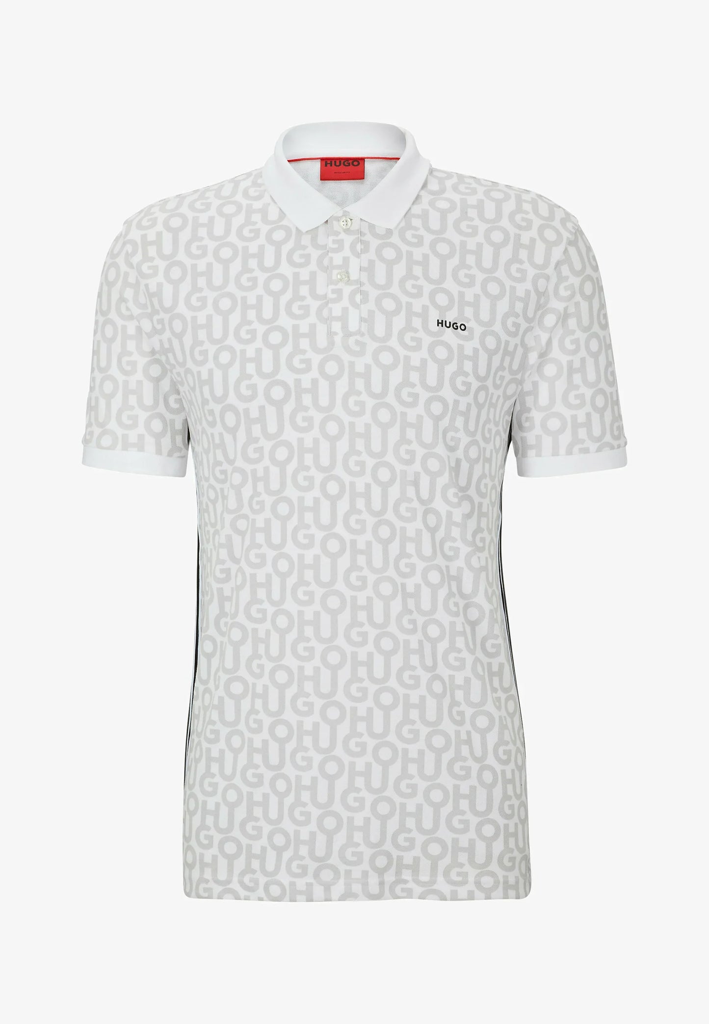 HUGO BOSS DONLAN COTTON PIQUE POLO | WHITE