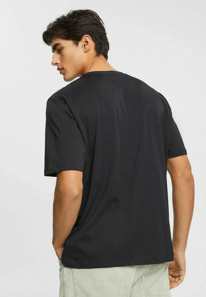 ESPRIT-RELAXED FIT-PRINT T-SHIRT | BLACK