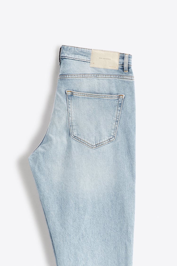 ZARA-TAPERED SLIM JEANS-MEN | SKY BLUE