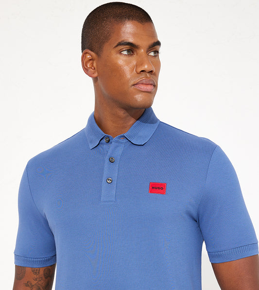 HUGO BOSS DERESO COTTON PIQUE SLIM FIT POLO | ROYAL BLUE