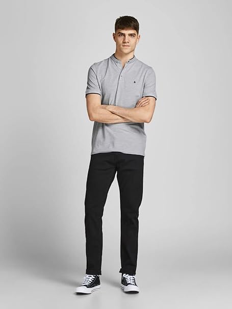 JACK & JONES PAULOS SS NOOS SHIRT | LIGHT GRAY