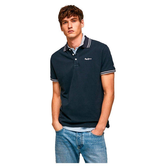 PEPE JEANS JET COTTON POLO | NAVY BLUE