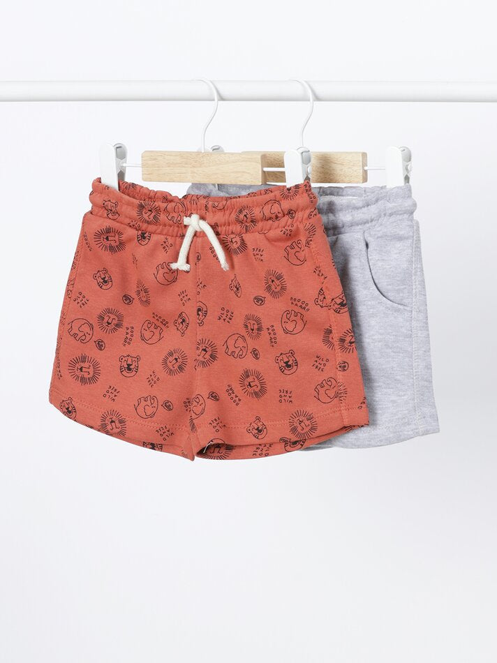 LEFTIES-PLUSH SHORTS WITH RUFFLES | BABY