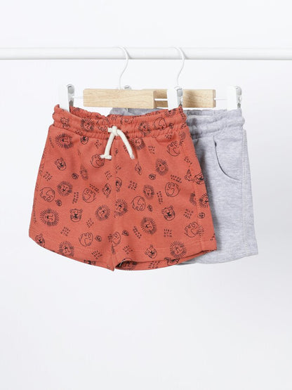 LEFTIES-PLUSH SHORTS WITH RUFFLES | BABY