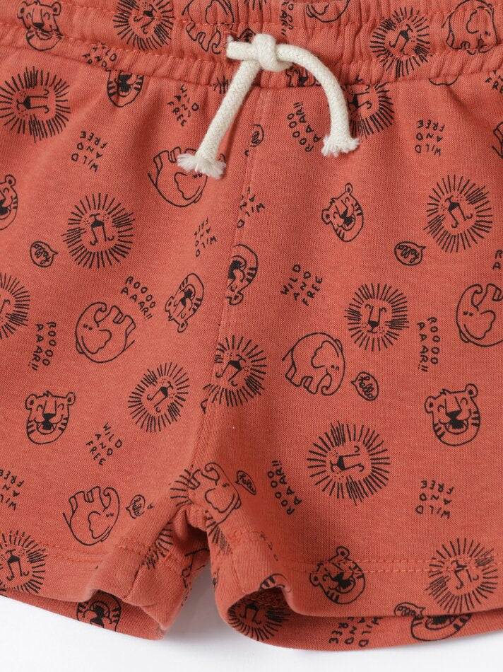 LEFTIES-PLUSH SHORTS WITH RUFFLES | BABY