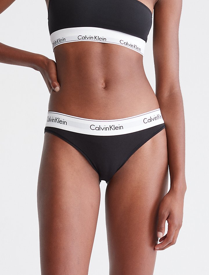 Calvin Klein Modern Cotton Bikini-Underwear-Women | Black