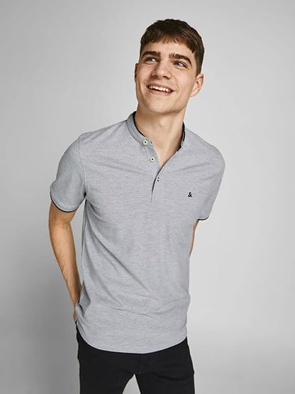 JACK & JONES PAULOS SS NOOS SHIRT | LIGHT GRAY