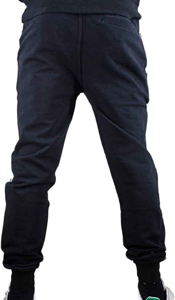 C.E.R.R.U.T.I 1881-BITTI MENS JOGGING TROUSER-WITH LOGO STRIP | BLACK