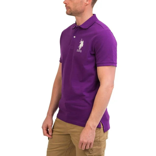 U.S POLO ASSN. PIQUE PRINTED GRAPHIC POLO-MENS | ROYAL BLUE