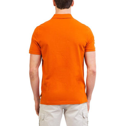 U.S POLO ASSN. PIQUE PRINTED GRAPHIC POLO-MENS | ORANGE