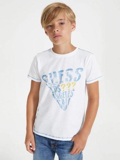 GUESS kids T-Shirt White With Graphic Logo