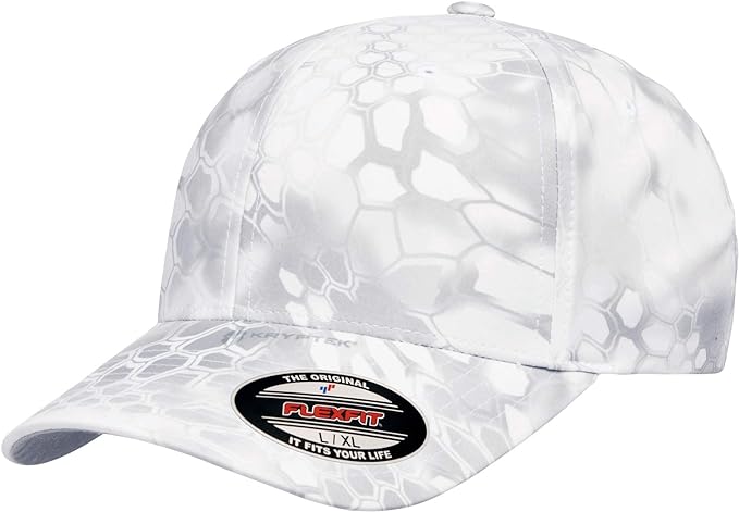 PRINTED FLEXFIT CAP: UNLEASH YOUR STYLE - UNISEX | WHITE